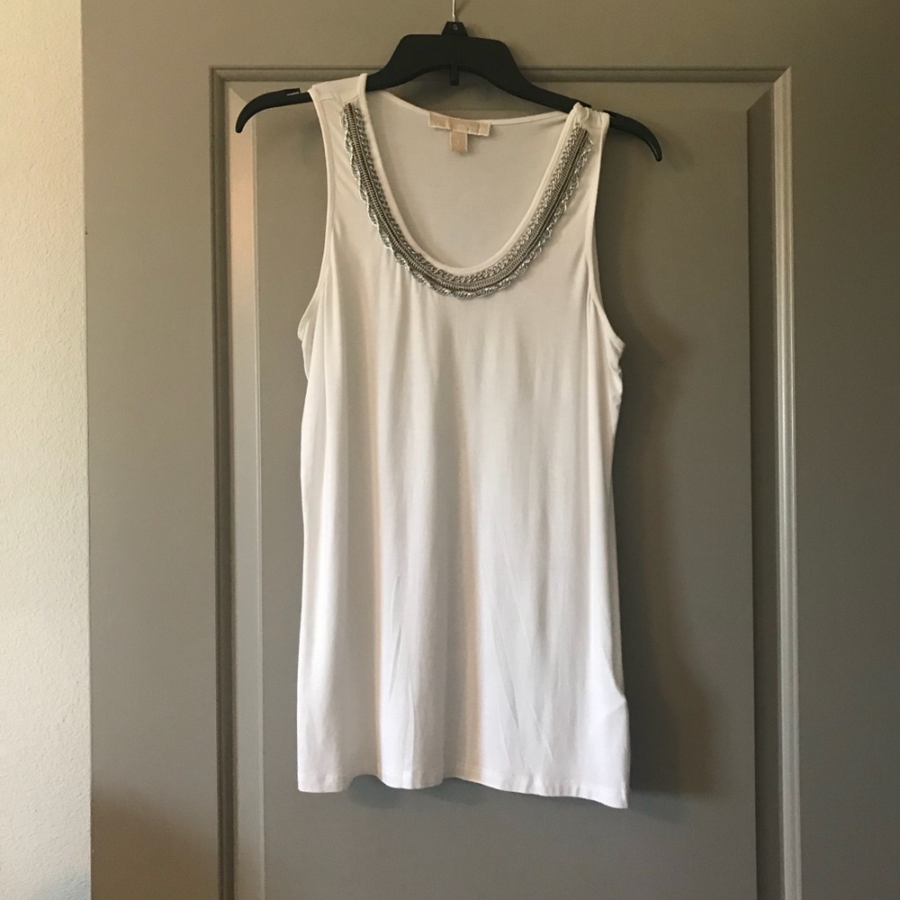 White Michael kors top